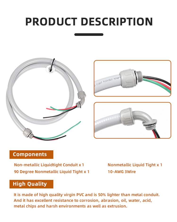 Nonmetallic Liquid Tight Connector-Straight