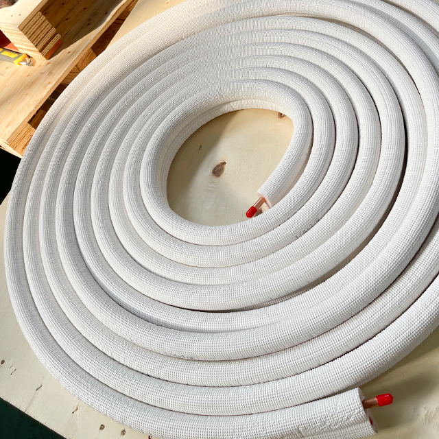 1/4" x 1/2" 25 ft AC Line Set