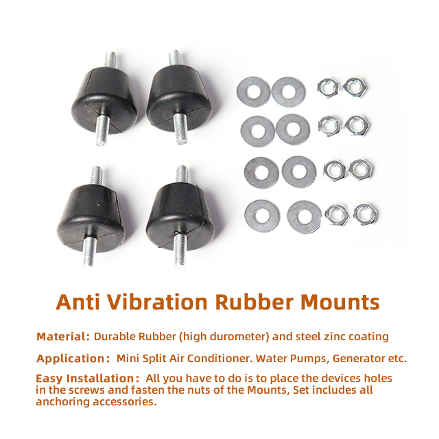 Air Conditioner Outdoor Mounting Rubber Feet