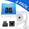 4 Piece Rubber Vibration Absorber Feet Kit for Mini Split AC