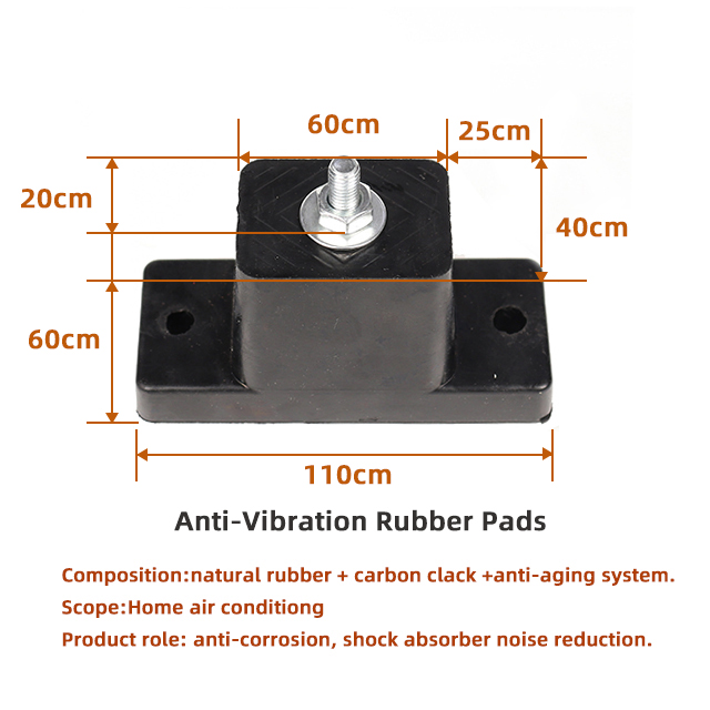 Air Conditioner Outdoor Mounting Rubber Feet