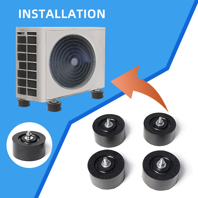 Air Conditioner Outdoor Mounting Rubber Feet