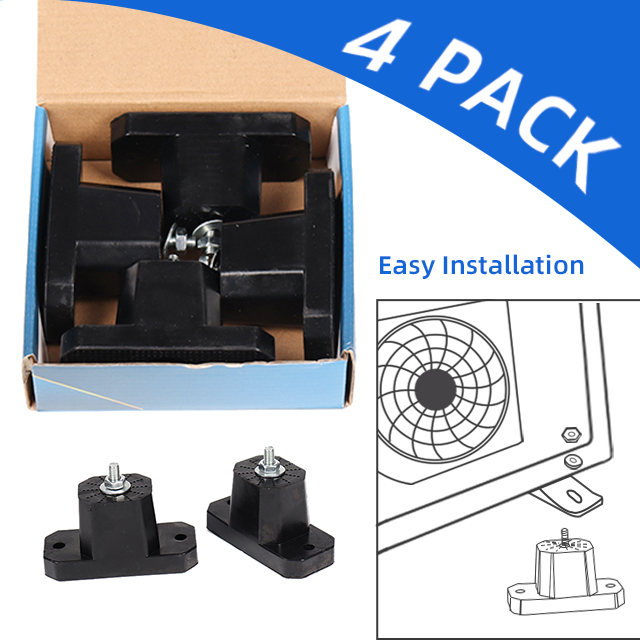 Air Conditioner Rubber Vibration Mounting Bracket 4pcs 5