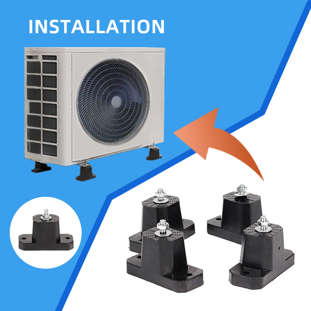 Air Conditioner Outdoor Mounting Rubber Feet