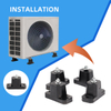 Anti-Vibration Air Conditioner Mounting Bracket Shock-Proof Pads Mounts for Outdoor