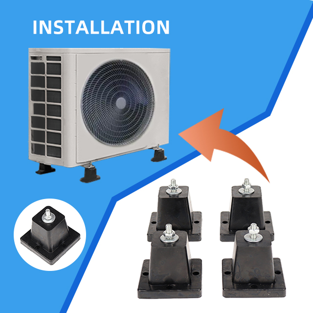 Air Conditioner Outdoor Mounting Rubber Feet