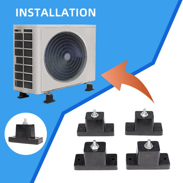 Air Conditioner Outdoor Mounting Rubber Feet