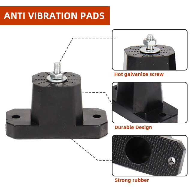 Air Conditioner Rubber Vibration Mounting Bracket 4pcs 2