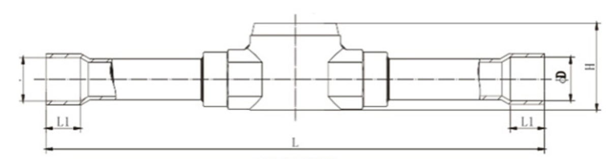 Liquid Moisture Indicator Sight Glass - 示意图